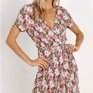 auguste the label wild rose maxi wrap dress 4 small dusty rose vintage floral